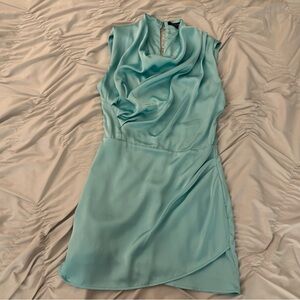 Strut and Bolt Silky Blue Dress